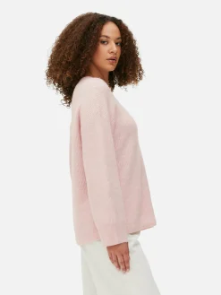 MULHER Primark Camisolas E Casacos De Malha^Camisola Malha Mangas Punhos