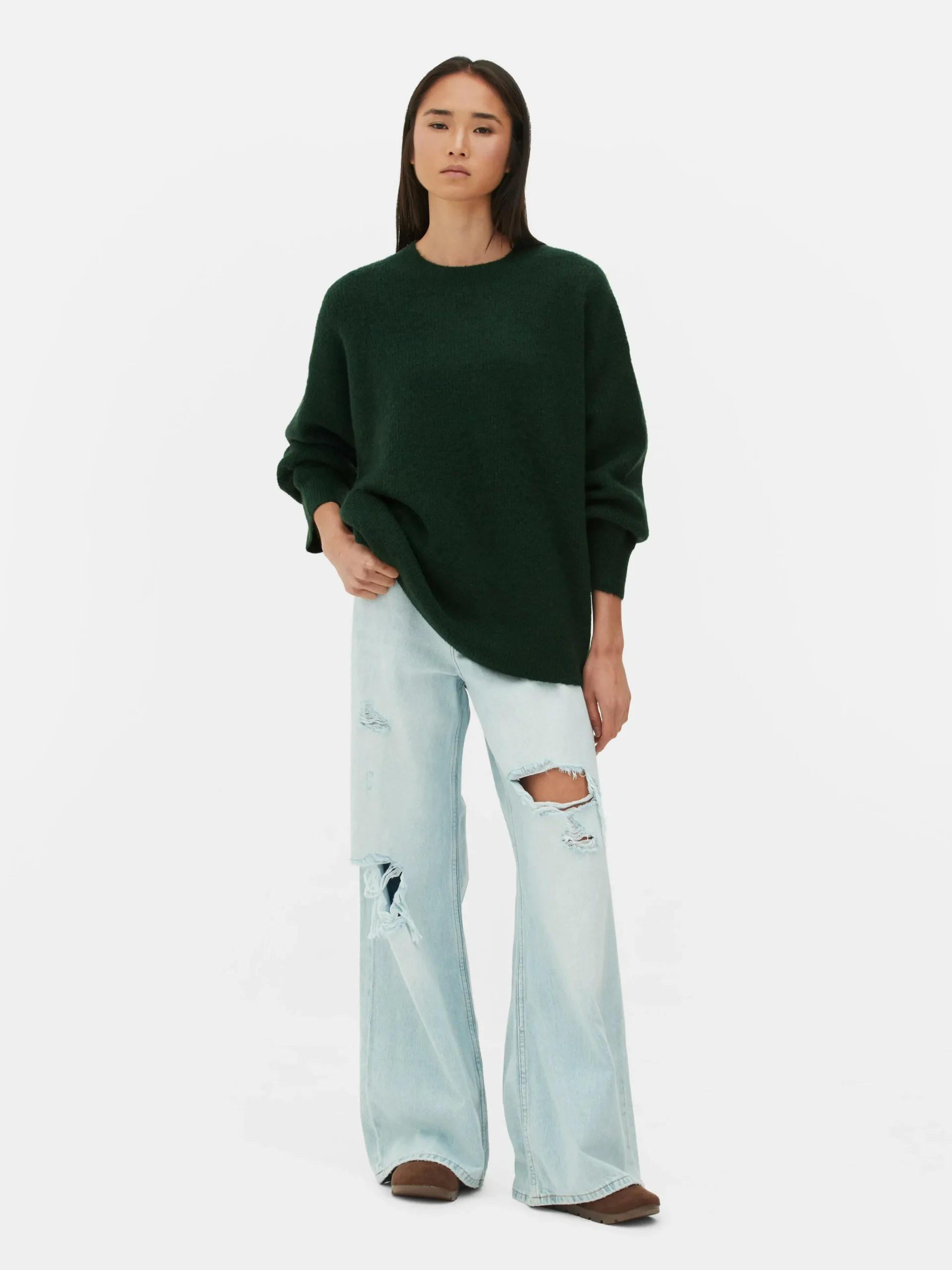 MULHER Primark Camisolas E Casacos De Malha^Camisola Malha Mangas Punhos