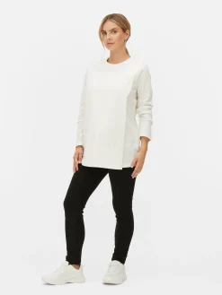 MULHER Primark Tops E T-Shirts^Camisola Manga Comprida Frente zada Maternidade