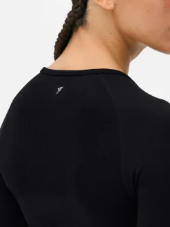 MULHER Primark Roupas De Ginásio E De Desporto^Camisola Manga Comprida S/ Costuras