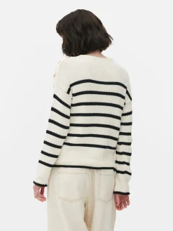 MULHER Primark Camisolas E Casacos De Malha^Camisola Riscas Ziguezague Ombros