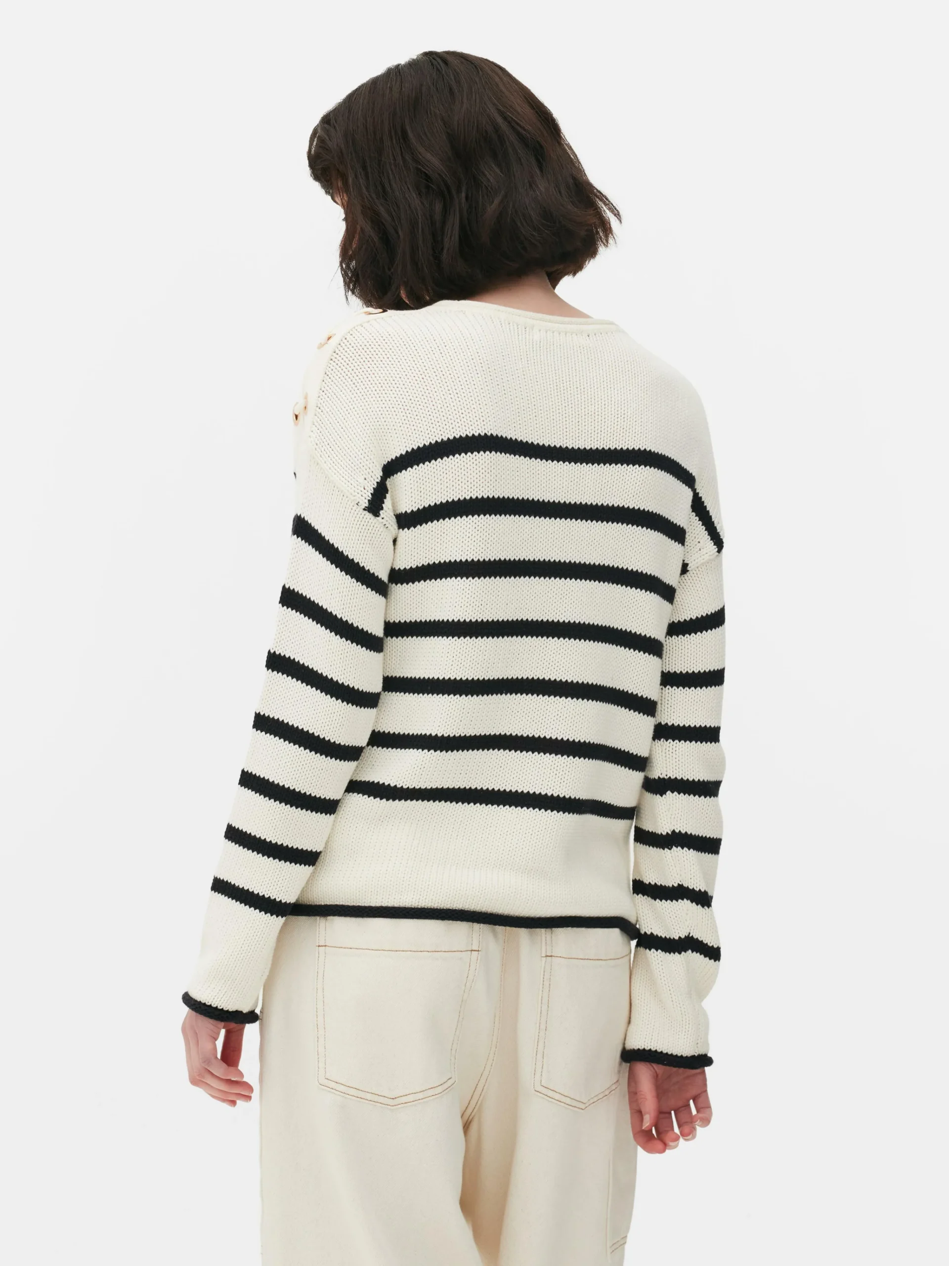 MULHER Primark Camisolas E Casacos De Malha^Camisola Riscas Ziguezague Ombros