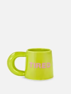 Primark Copos E Canecas|Serviços De Mesa^Caneca Slogan Tired
