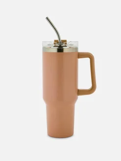 Primark Copos E Canecas^Caneca Viagem Aço Inoxidável Palhinha 1180 Ml