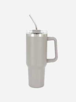 Primark Copos E Canecas^Caneca Viagem Aço Inoxidável Palhinha 1180 Ml