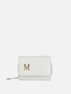 MULHER Primark Malas E Carteiras^Carteira Efeito Imitação Pele Crocodilo Inicial