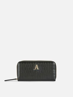 MULHER Primark Malas E Carteiras^Carteira Fecho Correr Inicial Efeito Crocodilo