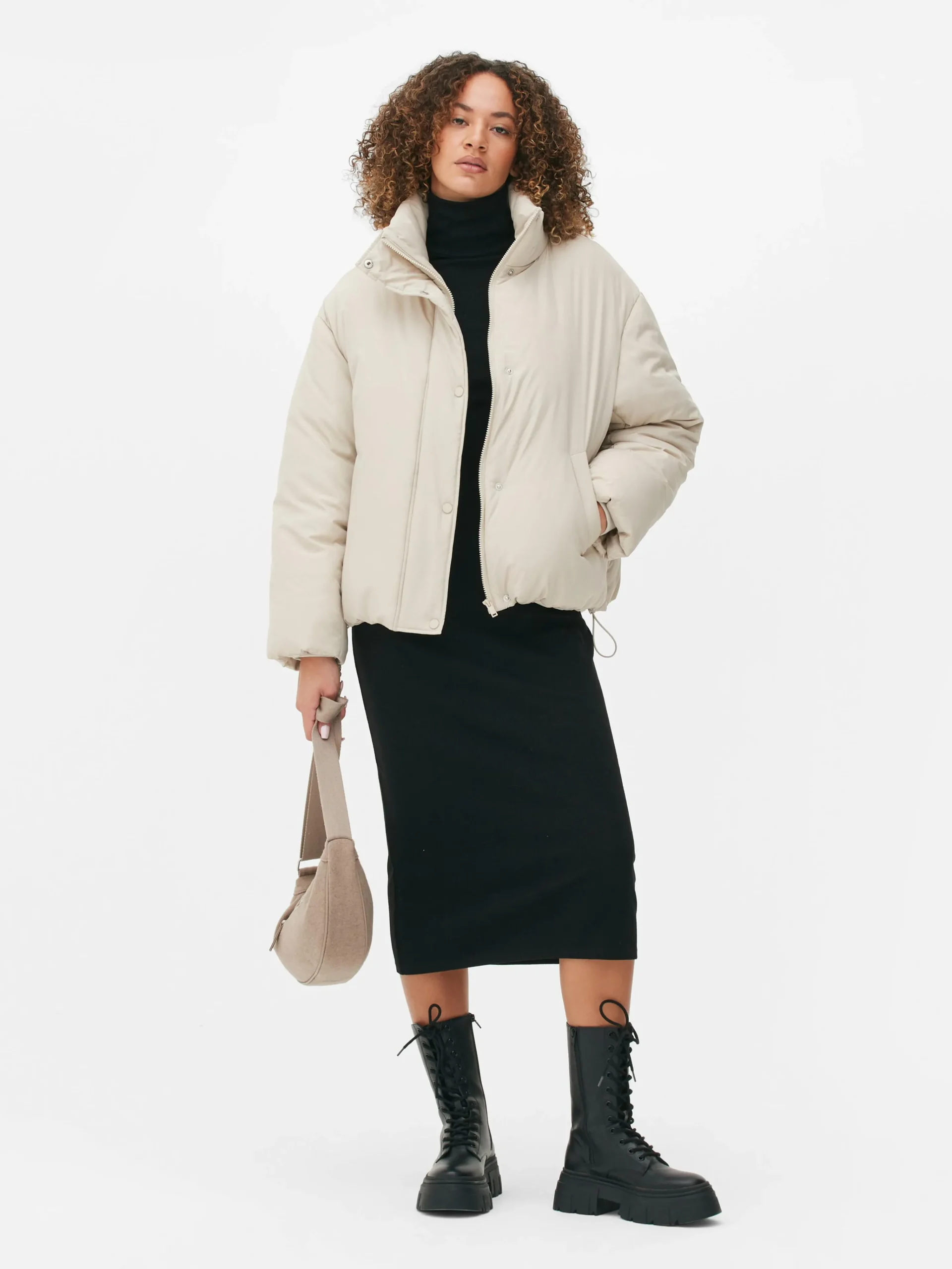 MULHER Primark Casacos E Blusões^Casaco Acolchoado Gola Funil