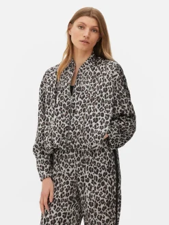 MULHER Primark Casacos E Blusões^Casaco Bomber Estampado Leopardo