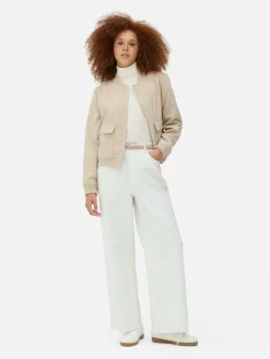 MULHER Primark Casacos E Blusões^Casaco Bomber Tecido Coordenado