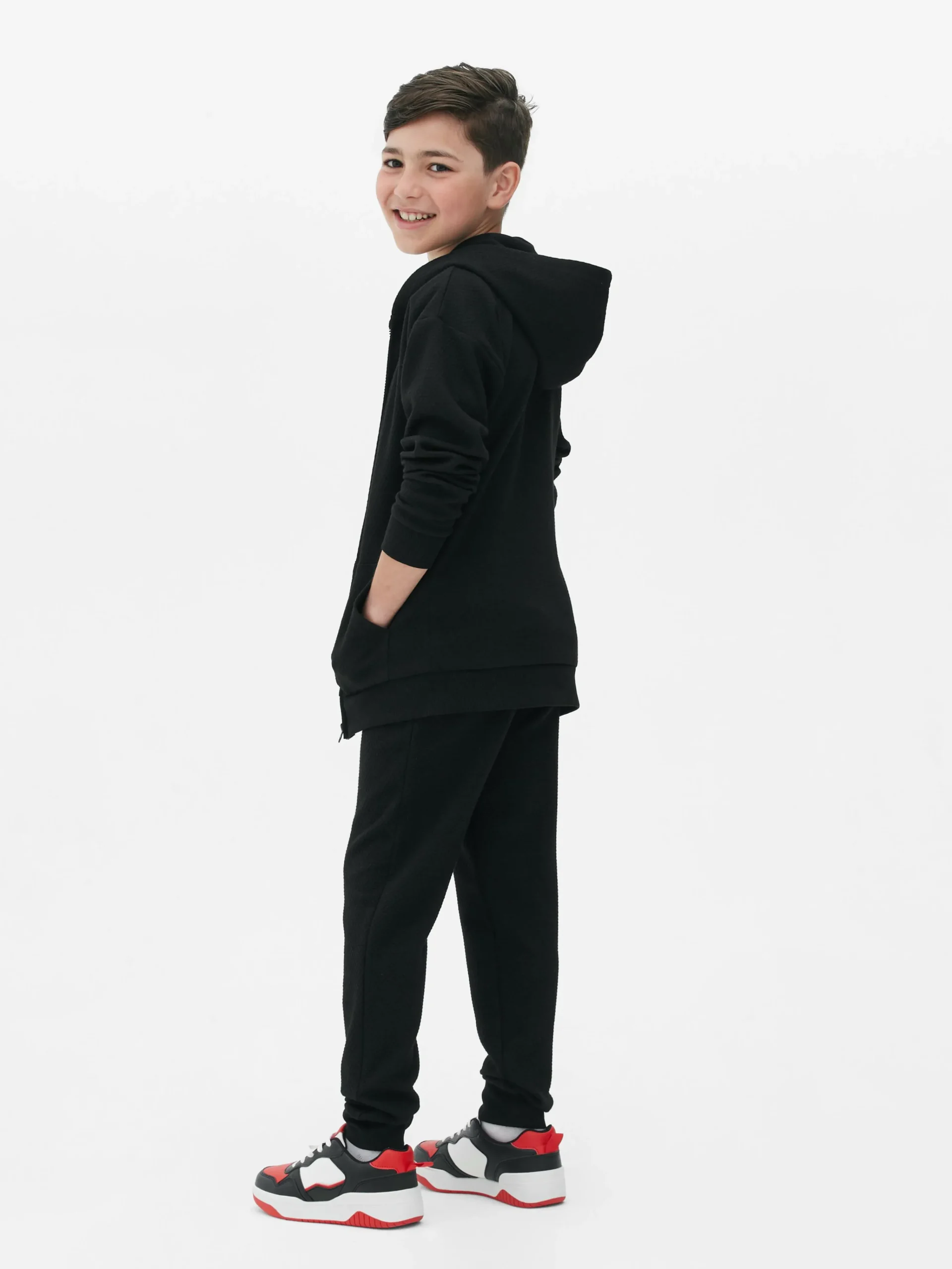 Primark Camisolas Com E Sem Capuz^Casaco Capuz Fecho Texturado Rapaz