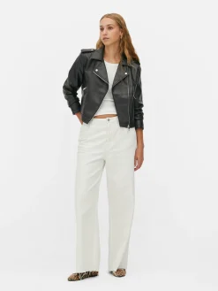 MULHER Primark Casacos E Blusões^Casaco Estilo Motard Imitação Pele Essencial