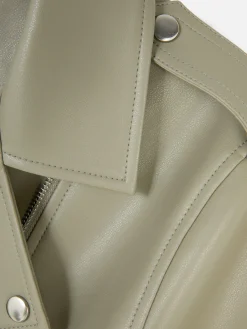 MULHER Primark Casacos E Blusões^Casaco Estilo Motard Imitação Pele Básico