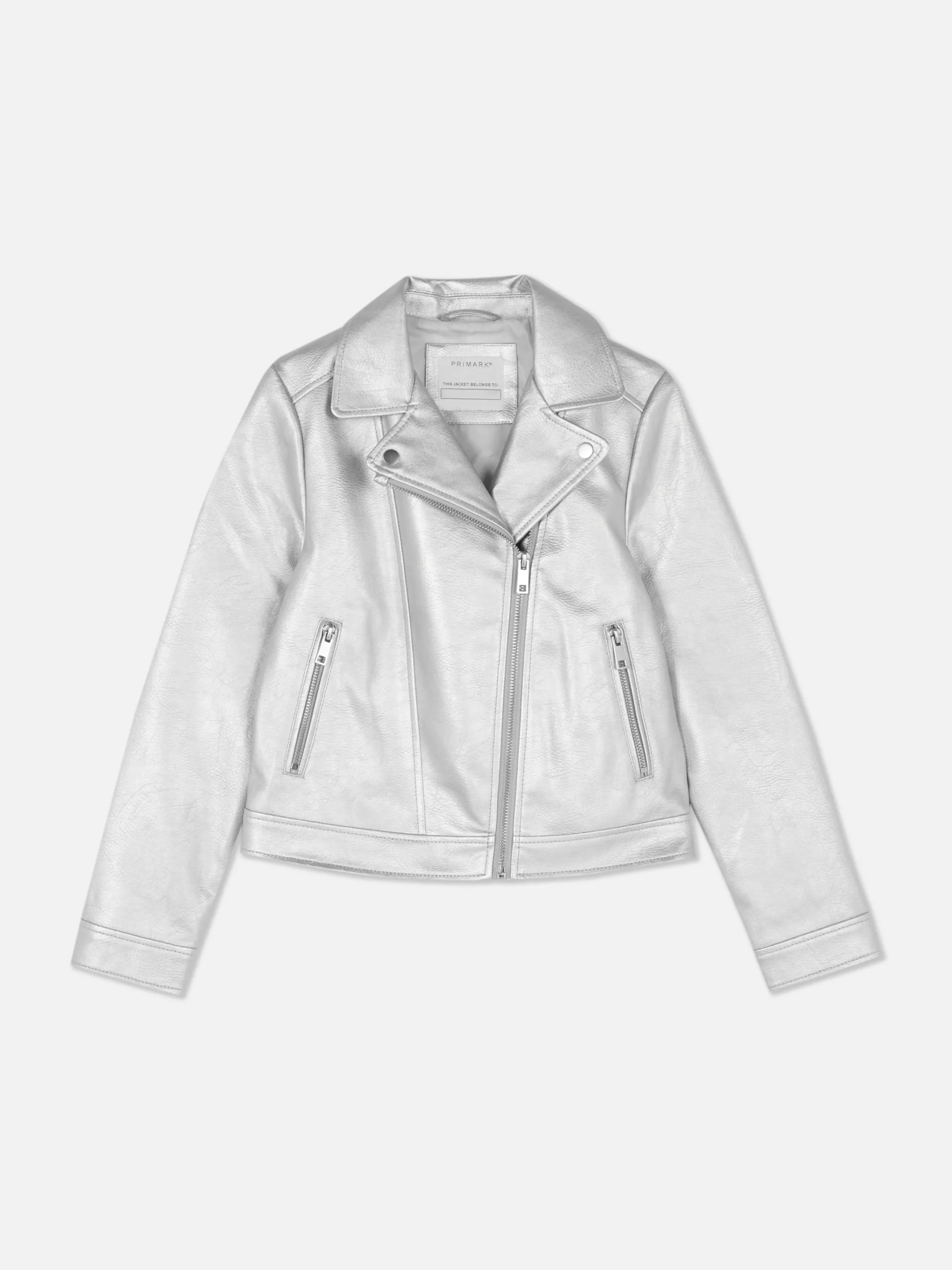 Primark Casacos E Blusões^Casaco Estilo Motard Metalizado