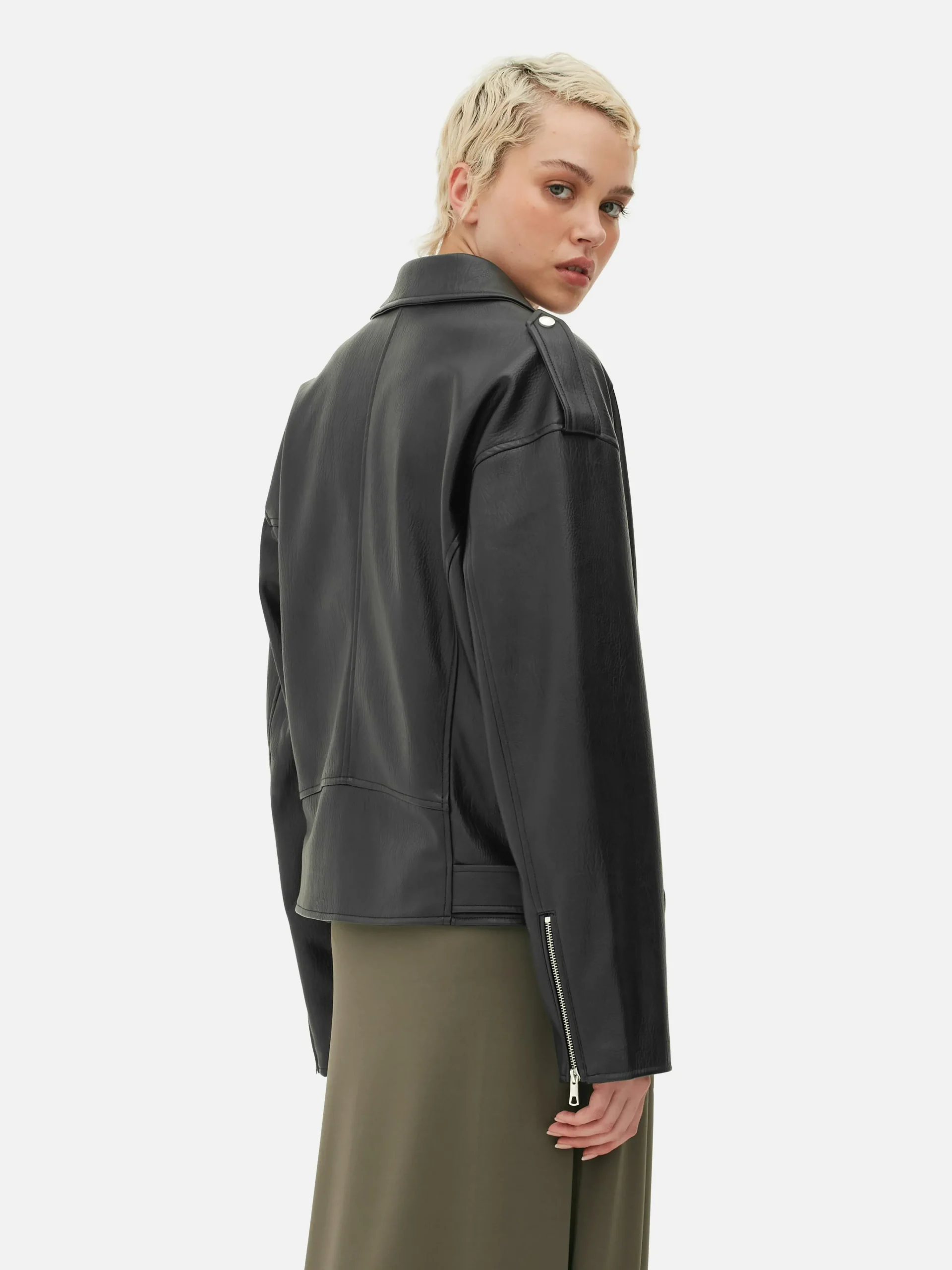 MULHER Primark Casacos E Blusões^Casaco Estilo Motard Texturado