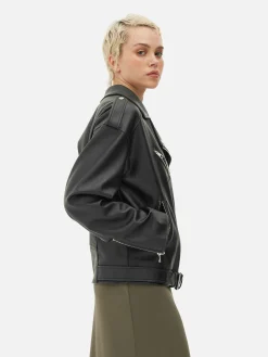 MULHER Primark Casacos E Blusões^Casaco Estilo Motard Texturado