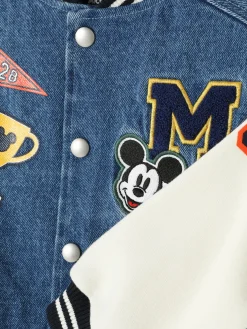 Primark Casacos E Blusões^Casaco Ganga Universitário Disney Mickey
