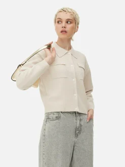 MULHER Primark Camisolas E Casacos De Malha^Casaco Malha Botões Colarinho