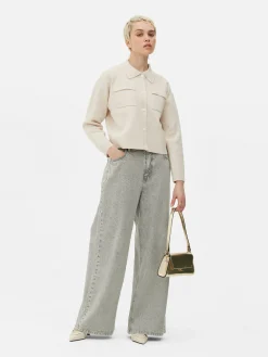 MULHER Primark Camisolas E Casacos De Malha^Casaco Malha Botões Colarinho