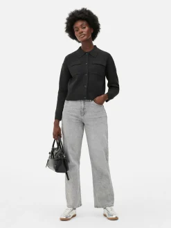 MULHER Primark Camisolas E Casacos De Malha^Casaco Malha Botões Colarinho