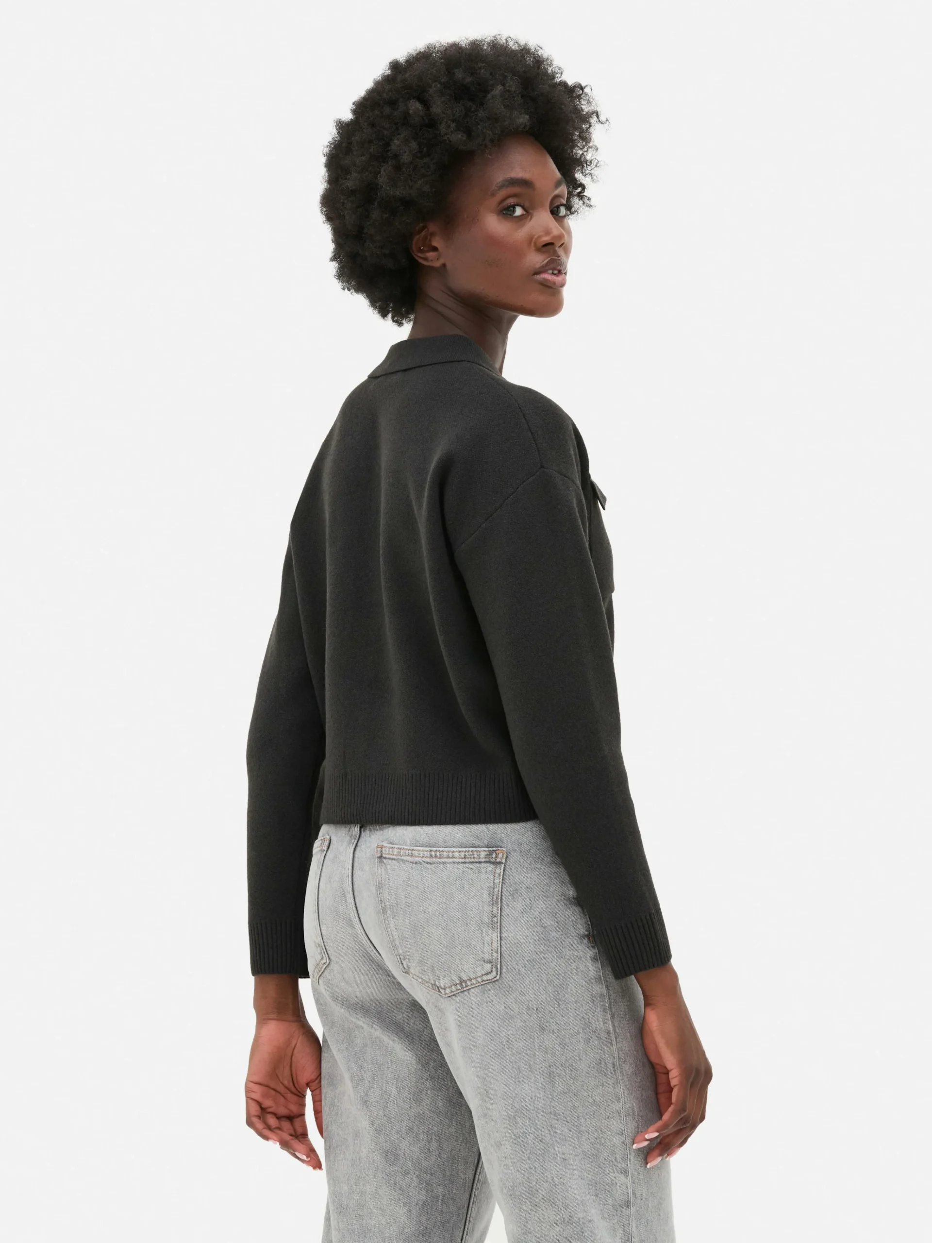 MULHER Primark Camisolas E Casacos De Malha^Casaco Malha Botões Colarinho