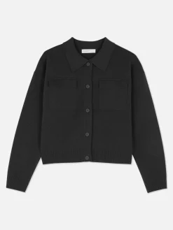 MULHER Primark Camisolas E Casacos De Malha^Casaco Malha Botões Colarinho