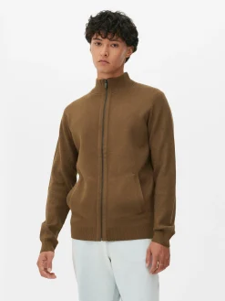 Primark Camisolas E Casacos De Malha^Casaco Malha Fecho Correr