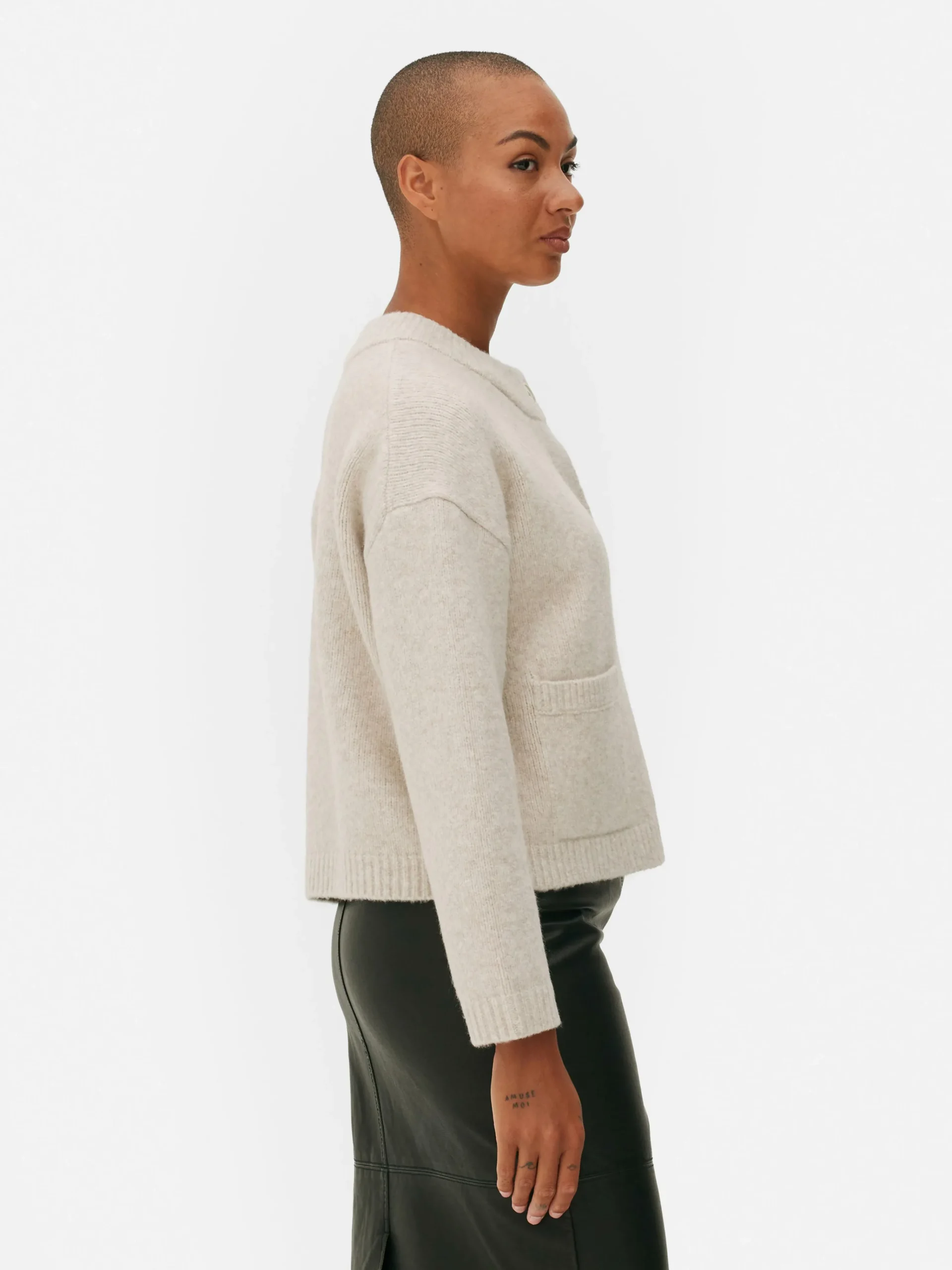 MULHER Primark Camisolas E Casacos De Malha^Casaco Malha Folgado Botões Frente