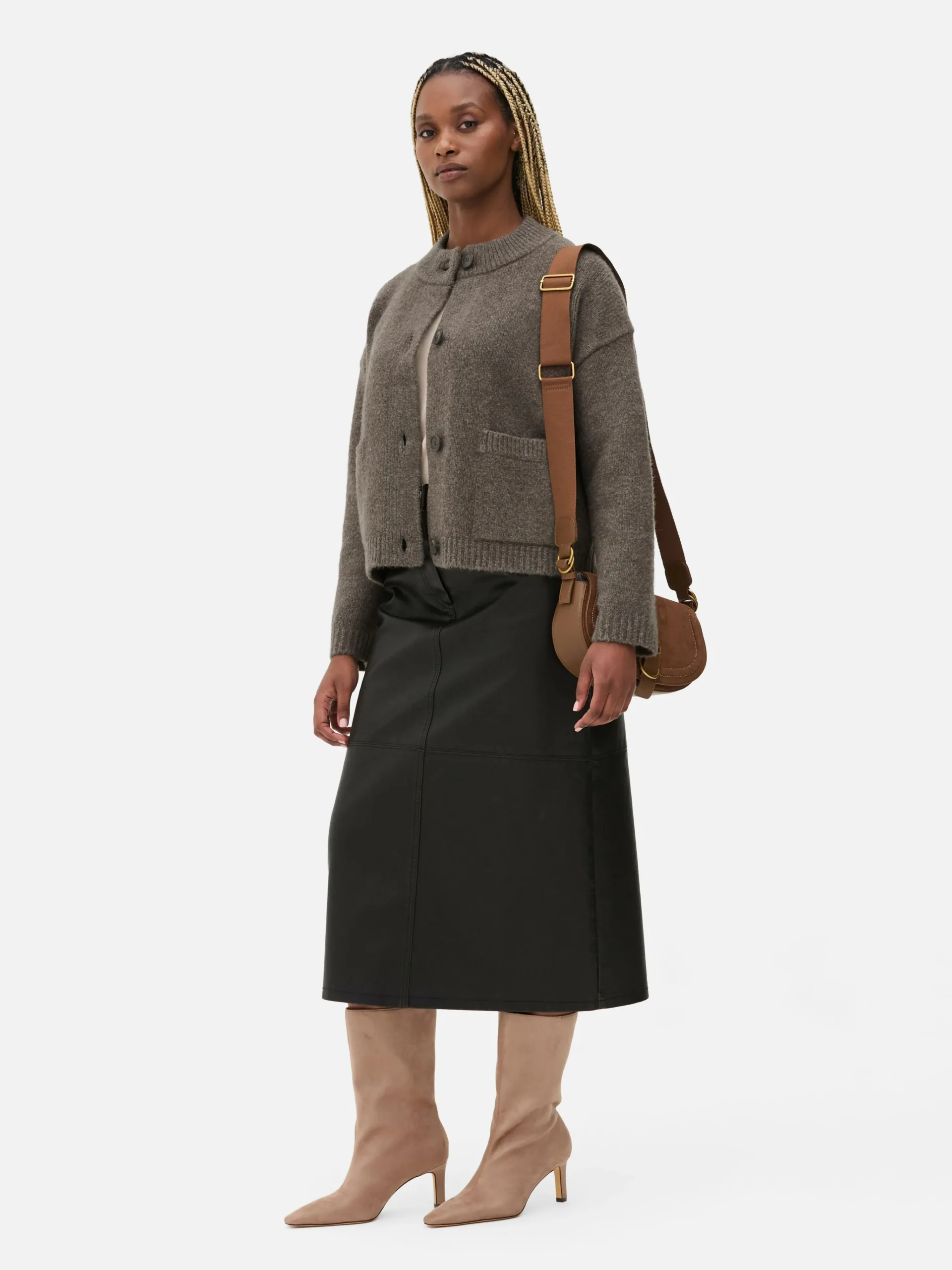 MULHER Primark Camisolas E Casacos De Malha^Casaco Malha Folgado Botões Frente