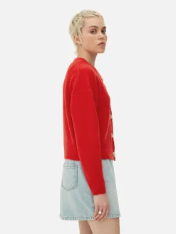 MULHER Primark Camisolas E Casacos De Malha^Casaco Malha Gola Redonda Botões