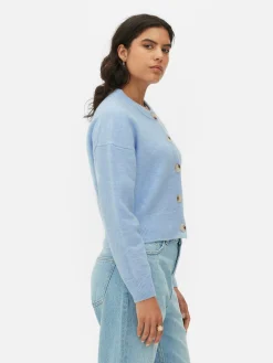 MULHER Primark Camisolas E Casacos De Malha^Casaco Malha Gola Redonda Botões