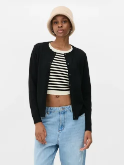 MULHER Primark Camisolas E Casacos De Malha^Casaco Malha Gola Redonda Clássica