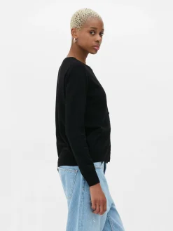 MULHER Primark Camisolas E Casacos De Malha^Casaco Malha Gola Redonda Clássica