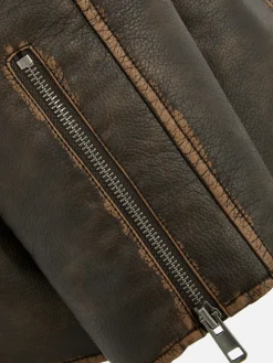 MULHER Primark Casacos E Blusões^Casaco Motard Desgastado Grande