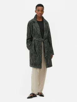 MULHER Primark Casacos E Blusões^Casaco Padrão Espinha C/ Cinto