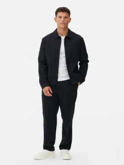 Primark Casacos E Blusões^Casaco Riscas Finas Botões Kem