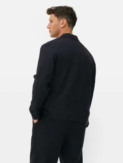 Primark Casacos E Blusões^Casaco Riscas Finas Botões Kem