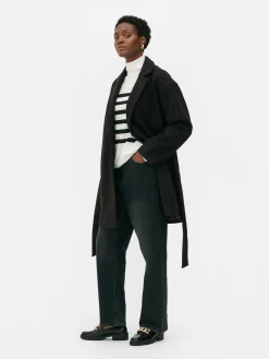 MULHER Primark Casacos E Blusões^Casaco Trespasse Cinto