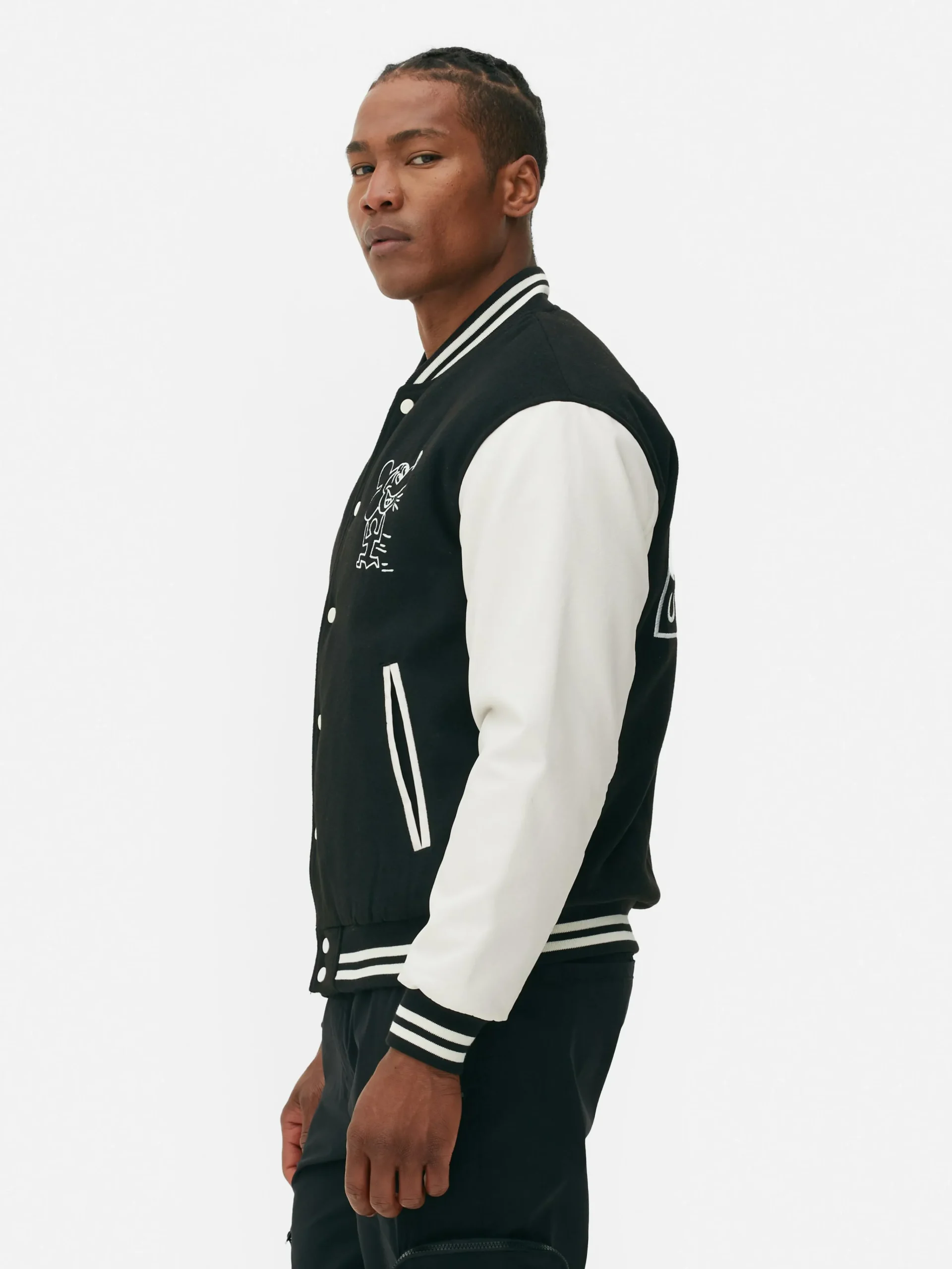 Primark Casacos E Blusões^Casaco Universitário Disney Mickey X Keith Haring