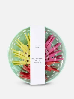 Primark Cestos Para Roupa Suja^Cesto 50 Molas Roupa