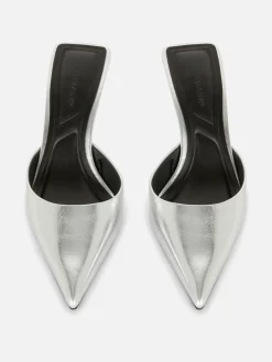 MULHER Primark Sapatos De Salto Alto^Chinelos Salto Biqueira Pontiaguda