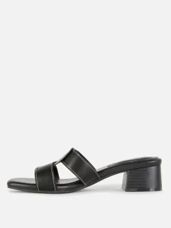 MULHER Primark Sapatos De Salto Alto^Chinelos Salto Tiras Elos