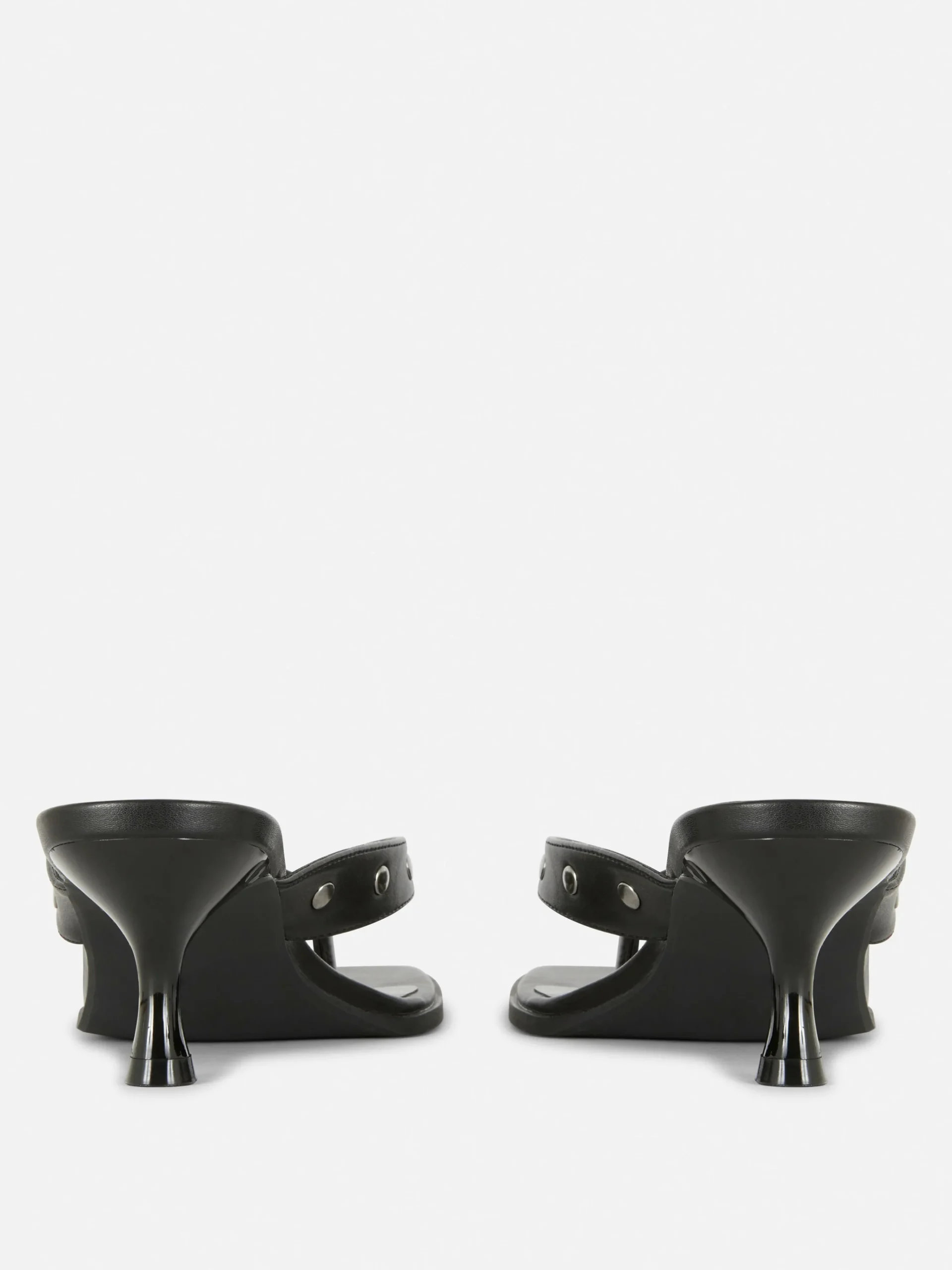 MULHER Primark Sapatos De Salto Alto^Chinelos Tachas Imitação Pele Rita Ora