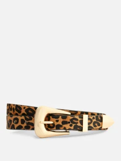 MULHER Primark Cintos^Cinto Leopardo Texturado