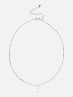 MULHER Primark Bijutaria^Colar Corrente Amuleto Inicial