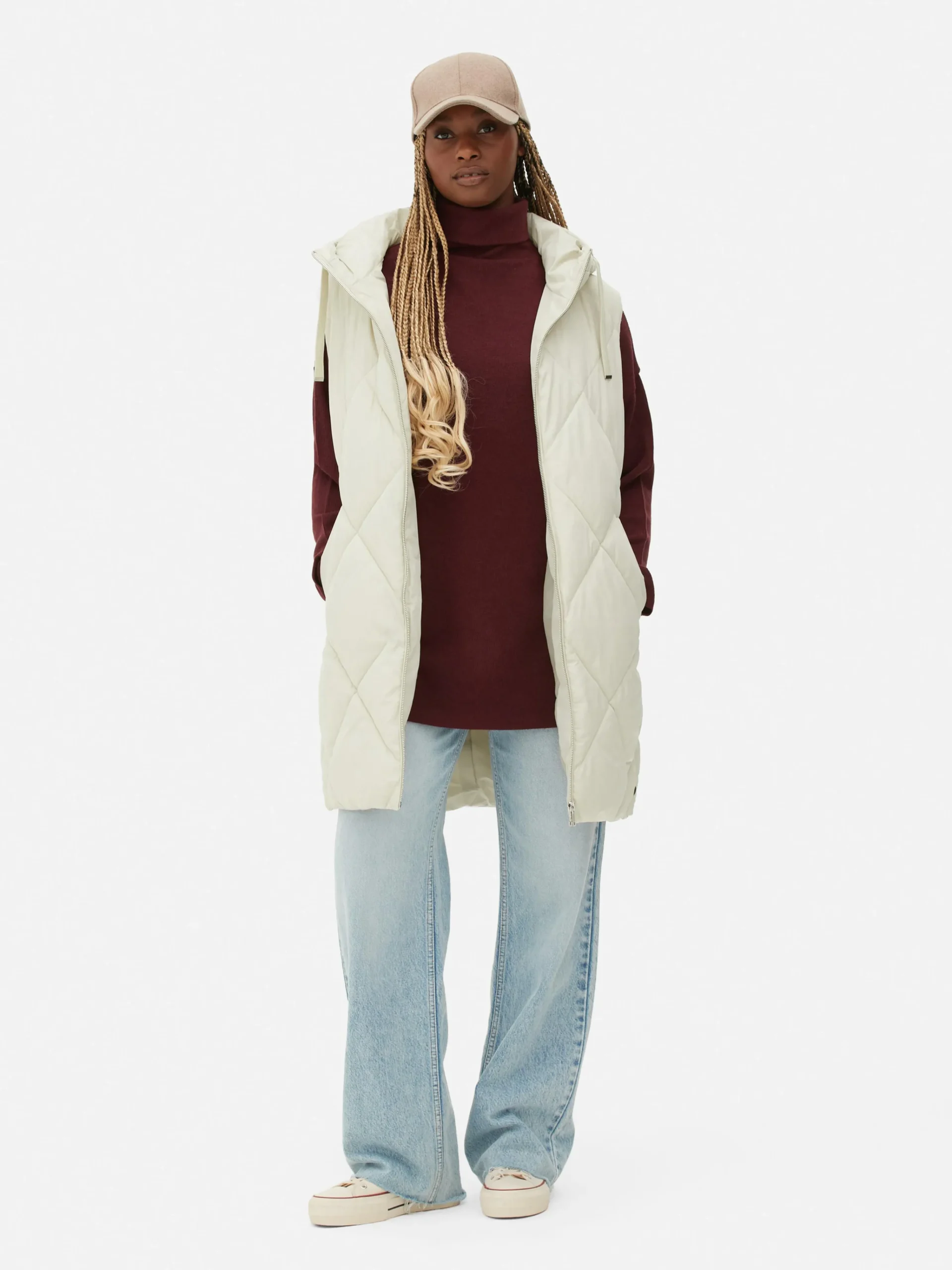 MULHER Primark Casacos E Blusões^Colete Acolchoado Capuz