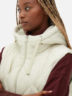 MULHER Primark Casacos E Blusões^Colete Acolchoado Capuz