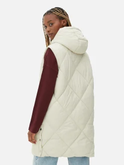 MULHER Primark Casacos E Blusões^Colete Acolchoado Capuz