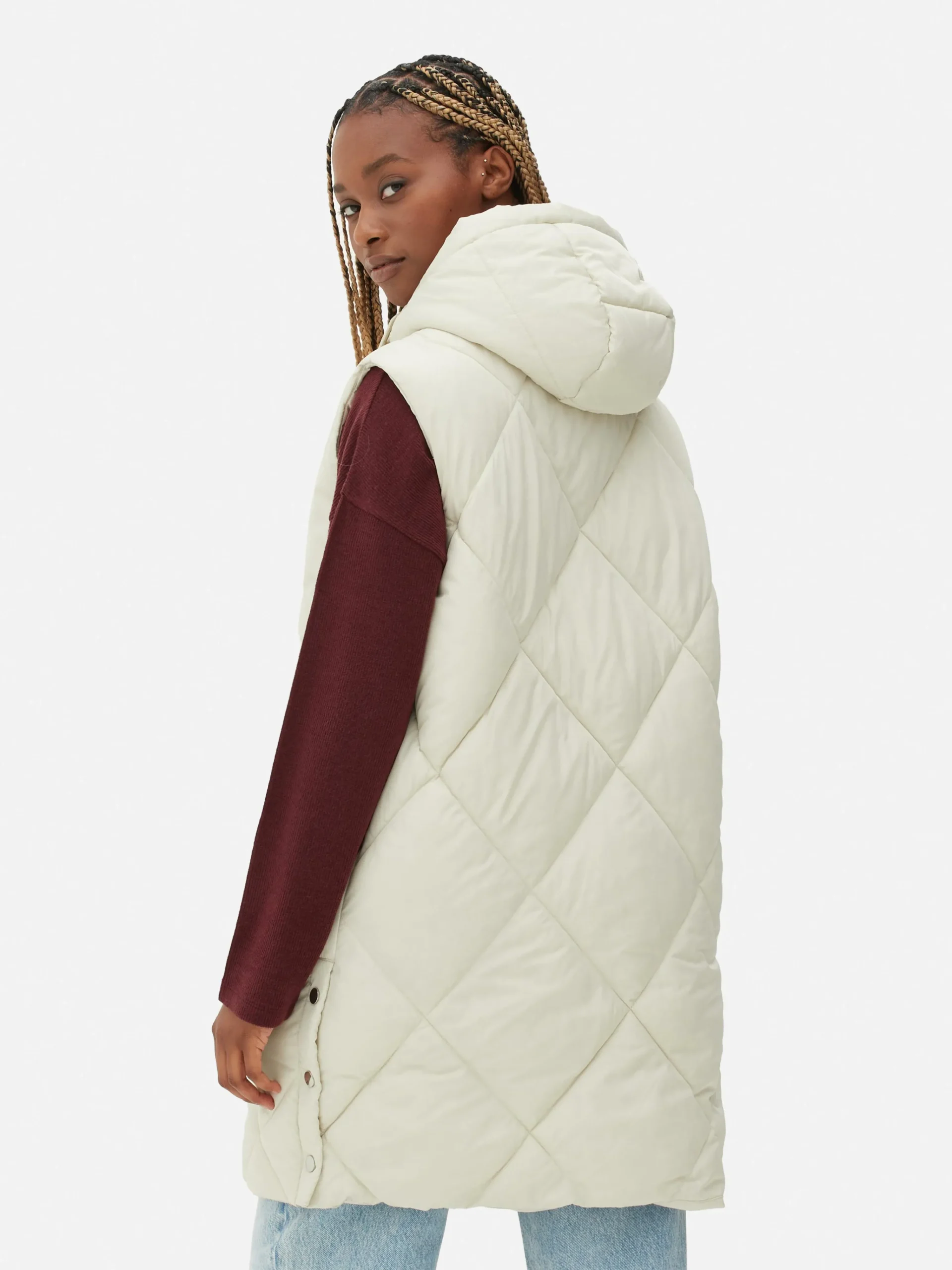 MULHER Primark Casacos E Blusões^Colete Acolchoado Capuz