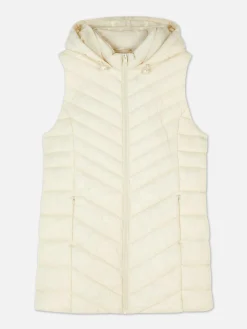 MULHER Primark Casacos E Blusões^Colete Acolchoado Comprido